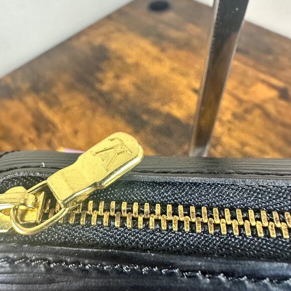 Louis Vuitton Black Epi Leather Mini Papillon Accessories Pouch - Picture 7 of 12